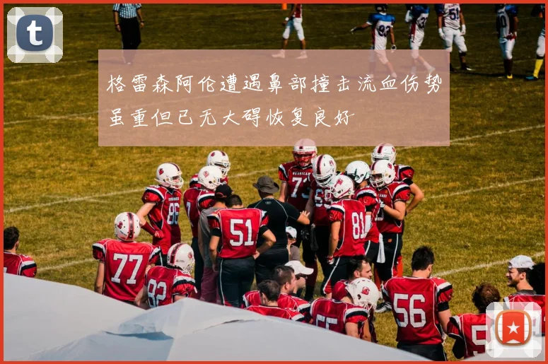 格雷森阿伦遭遇鼻部撞击流血伤势虽重但已无大碍恢复良好